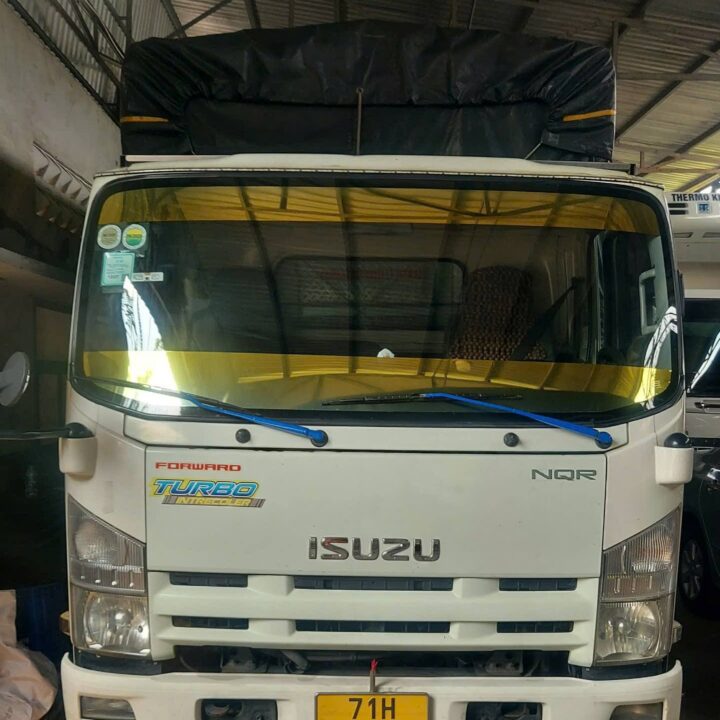 Film chống chói màu vàng kính lái ISUZU NQR (Forward)