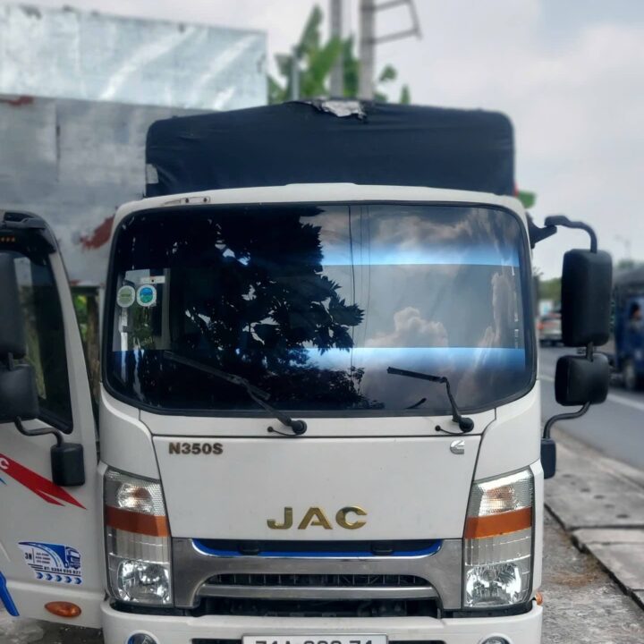 Dán Film Chống Chói Màu Xanh Biển Kính Trước Xe Tải JAC N350S